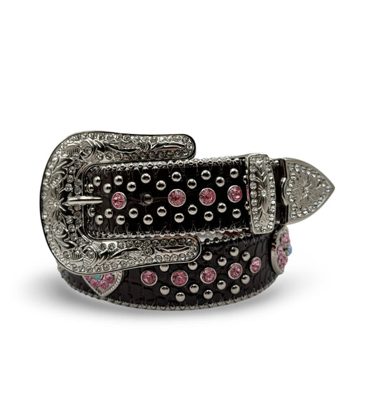 Girls heart stoned belt
